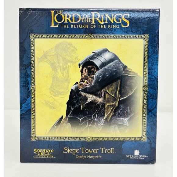 Sideshow Weta Siege Tower Troll Maquette Lord of the Rings Return of the King - Picture 1 of 7